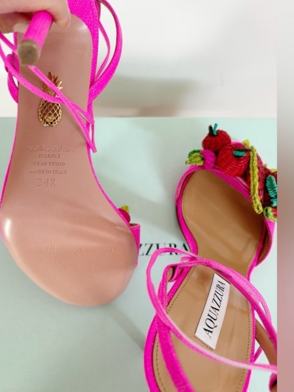 Aquazzura Strawberry Punch 105mm Heel - Picture 9 of 10